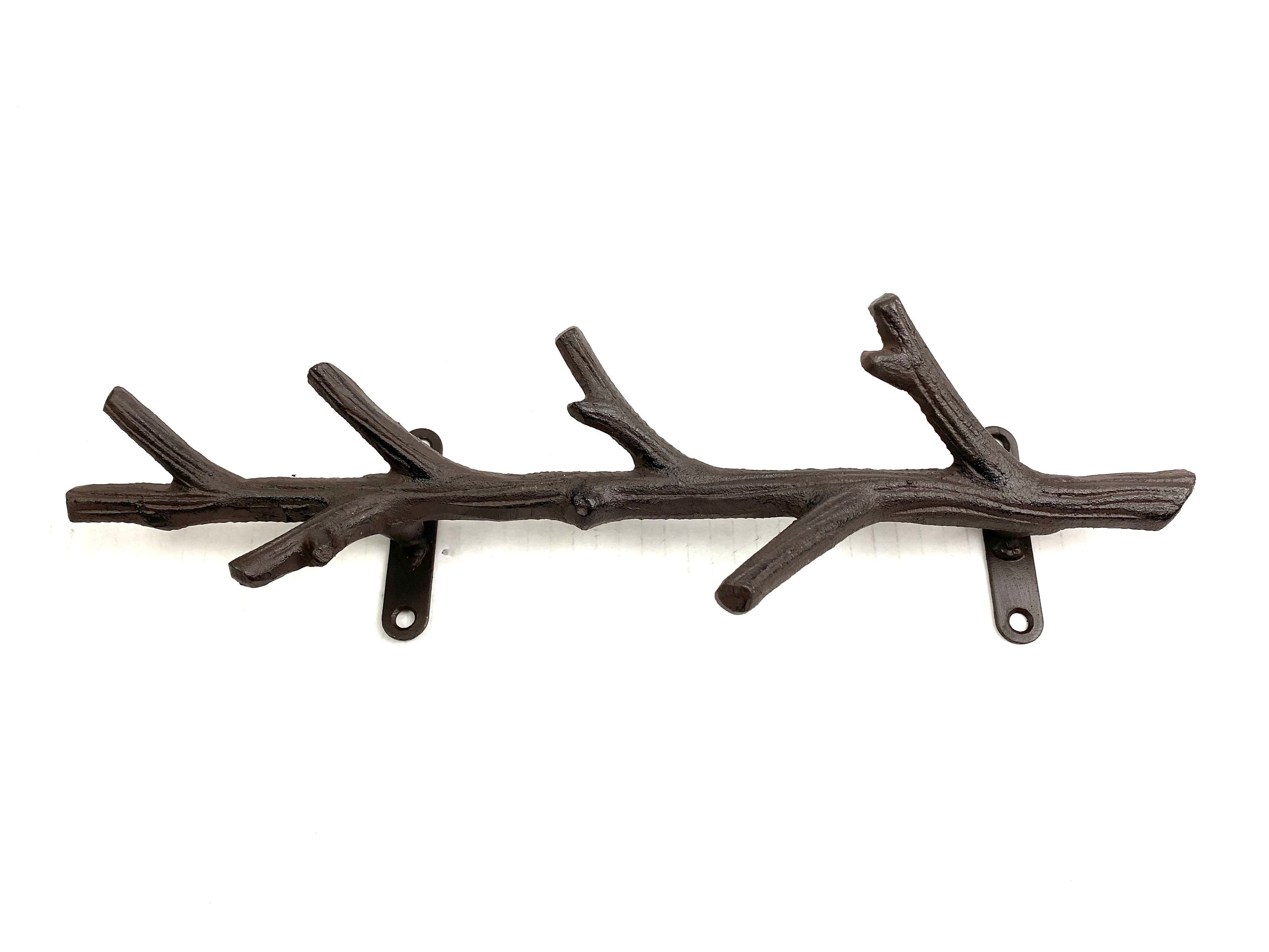 Cast iron branch wall hook sale