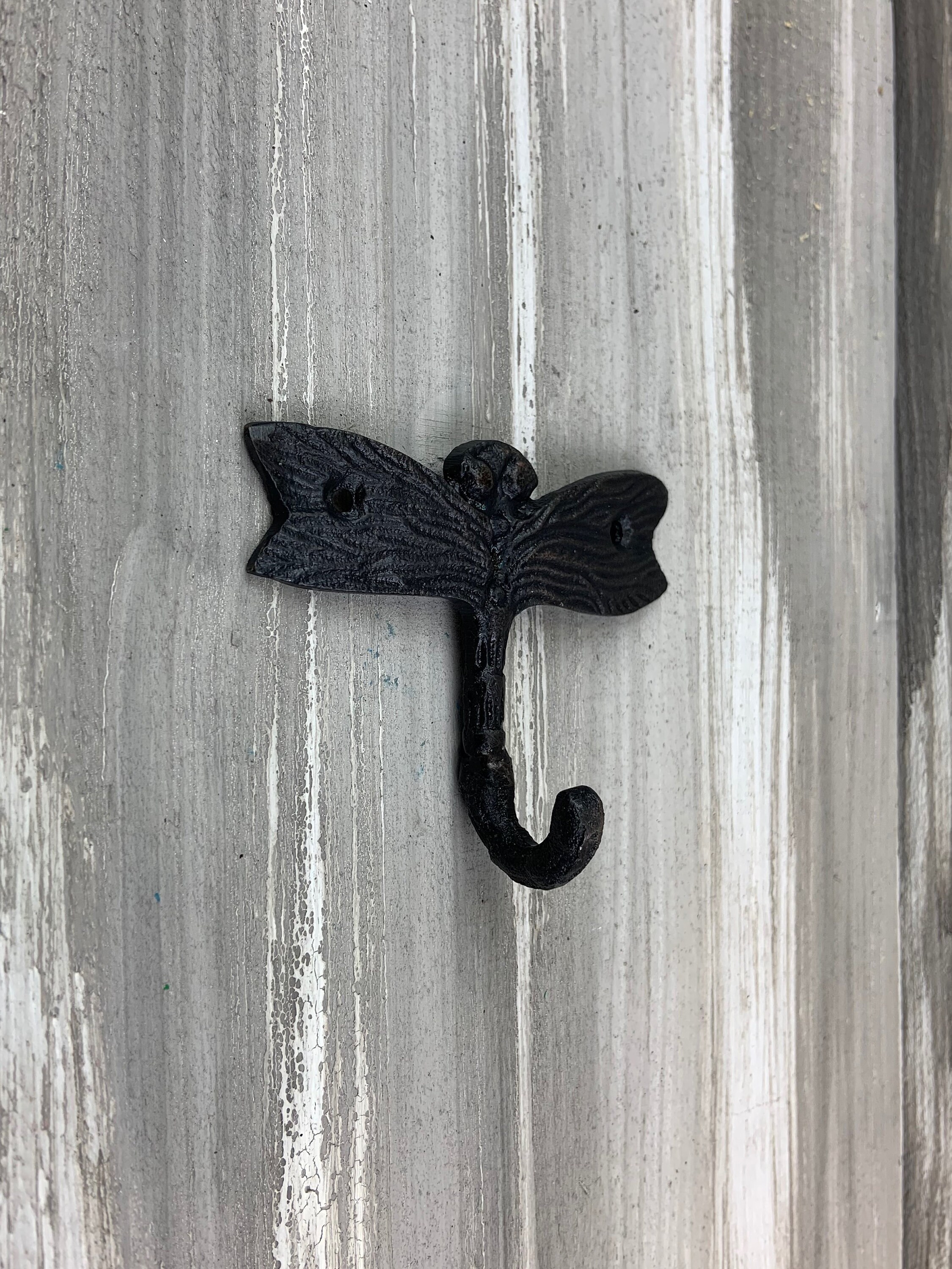Cast iron dragonfly hook hook coat hook wall hook coat Etsy