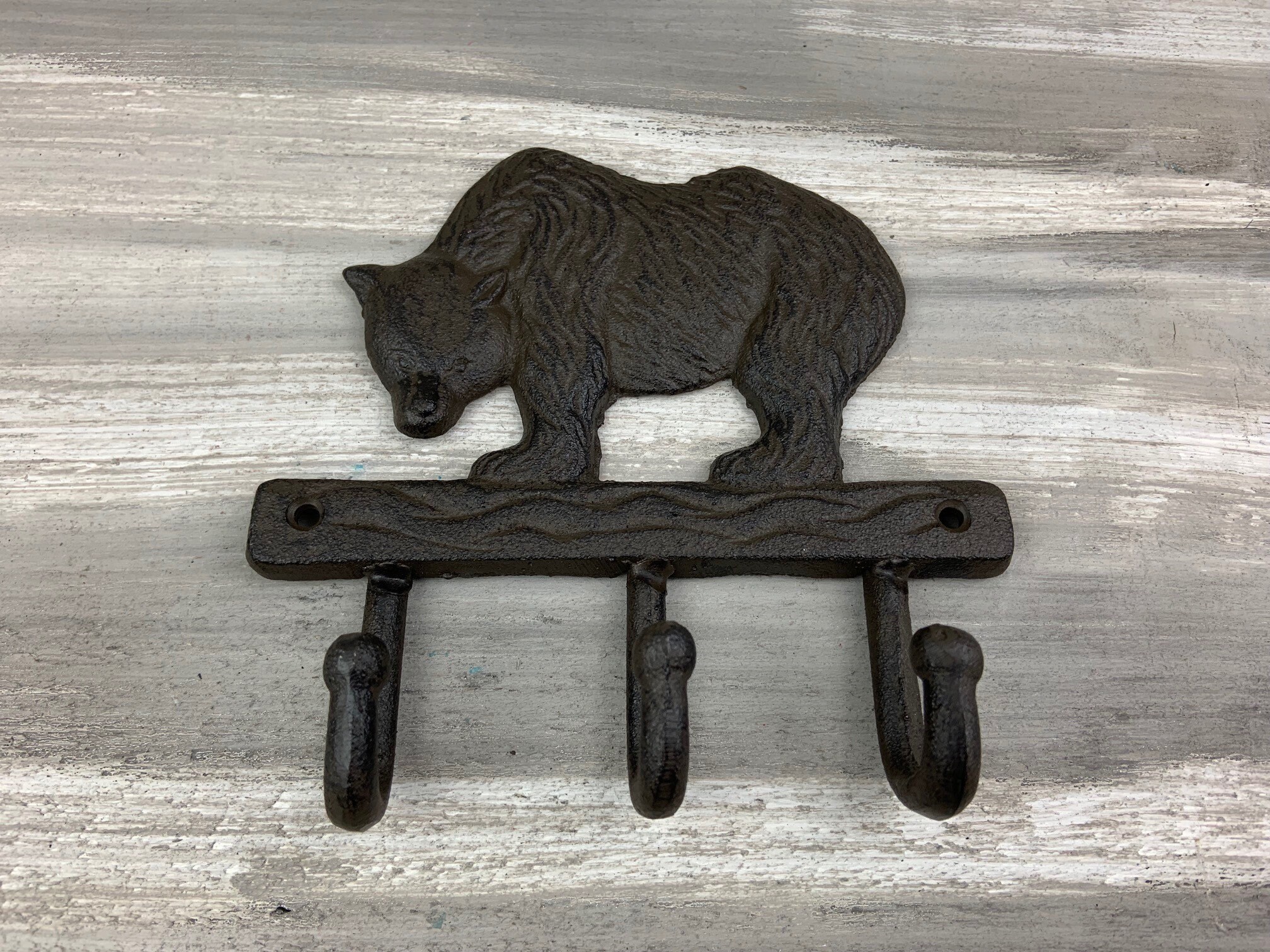 Cast iron bear hook hook coat hook wall hook coat hanger Etsy
