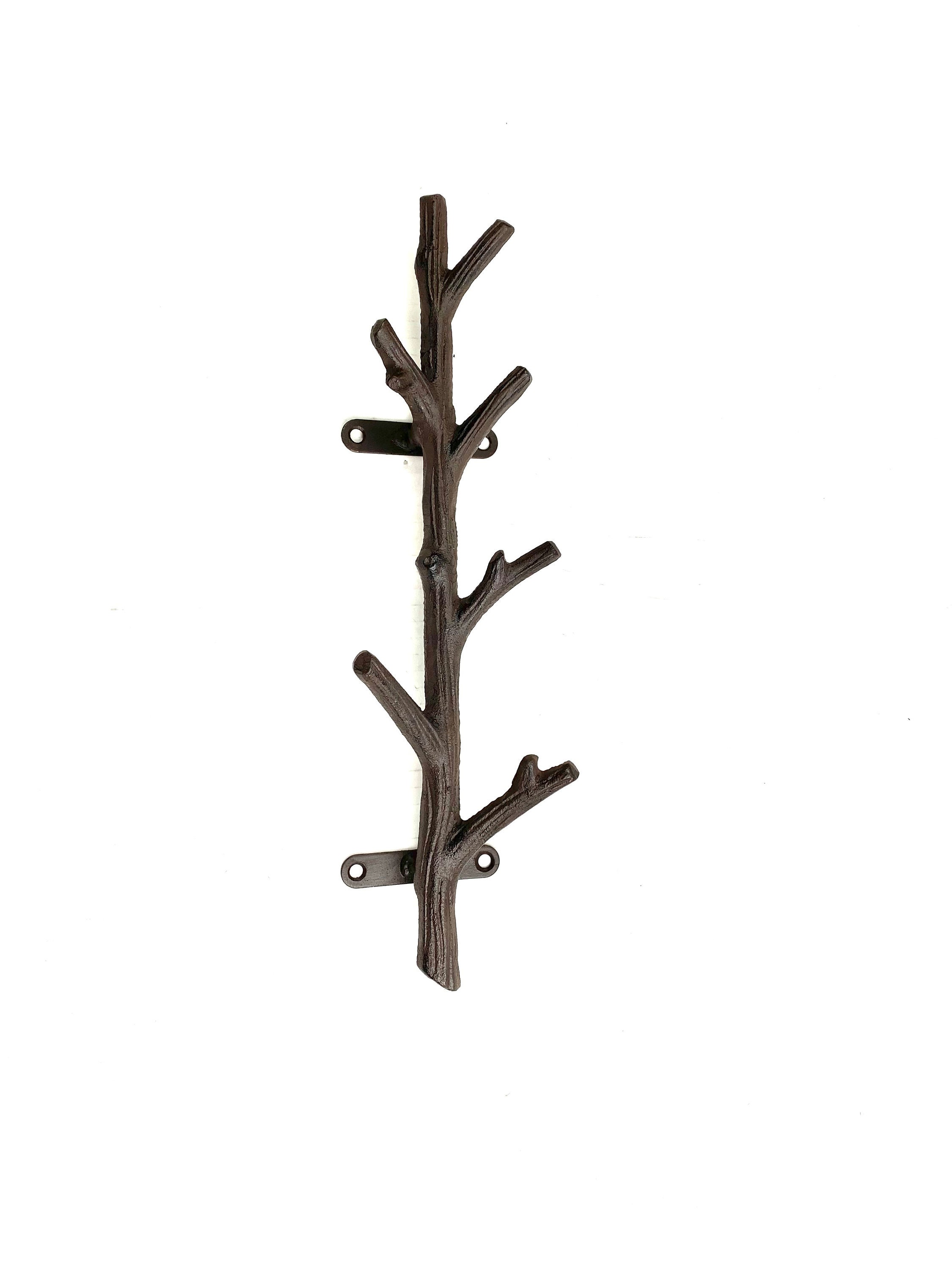  Cast Iron Branch Wall Mounted Hook - Wall Hook for