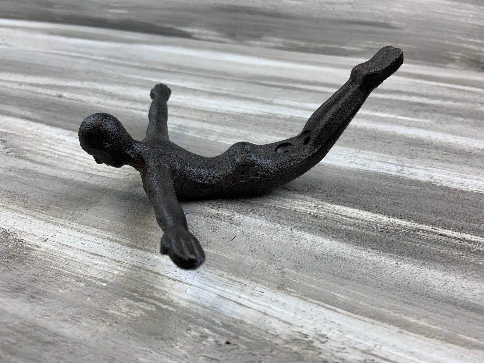 Cast Iron Diver Hook Cast Iron Hook Wall Hook Diver Coat Etsy