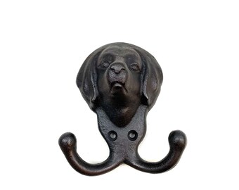 Cast iron dog hook, dog hook, coat hook, towel hook, wall hook, decorative hook, hook, coat hanger, dog, animal hook, pet hook, ani02