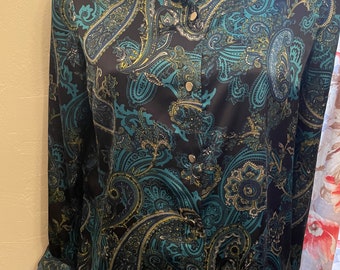 Vintage Jones New York Paisley Top