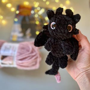 Crochet Baby Dragon Pattern: Amigurumi Plush Toy (PDF Pattern)