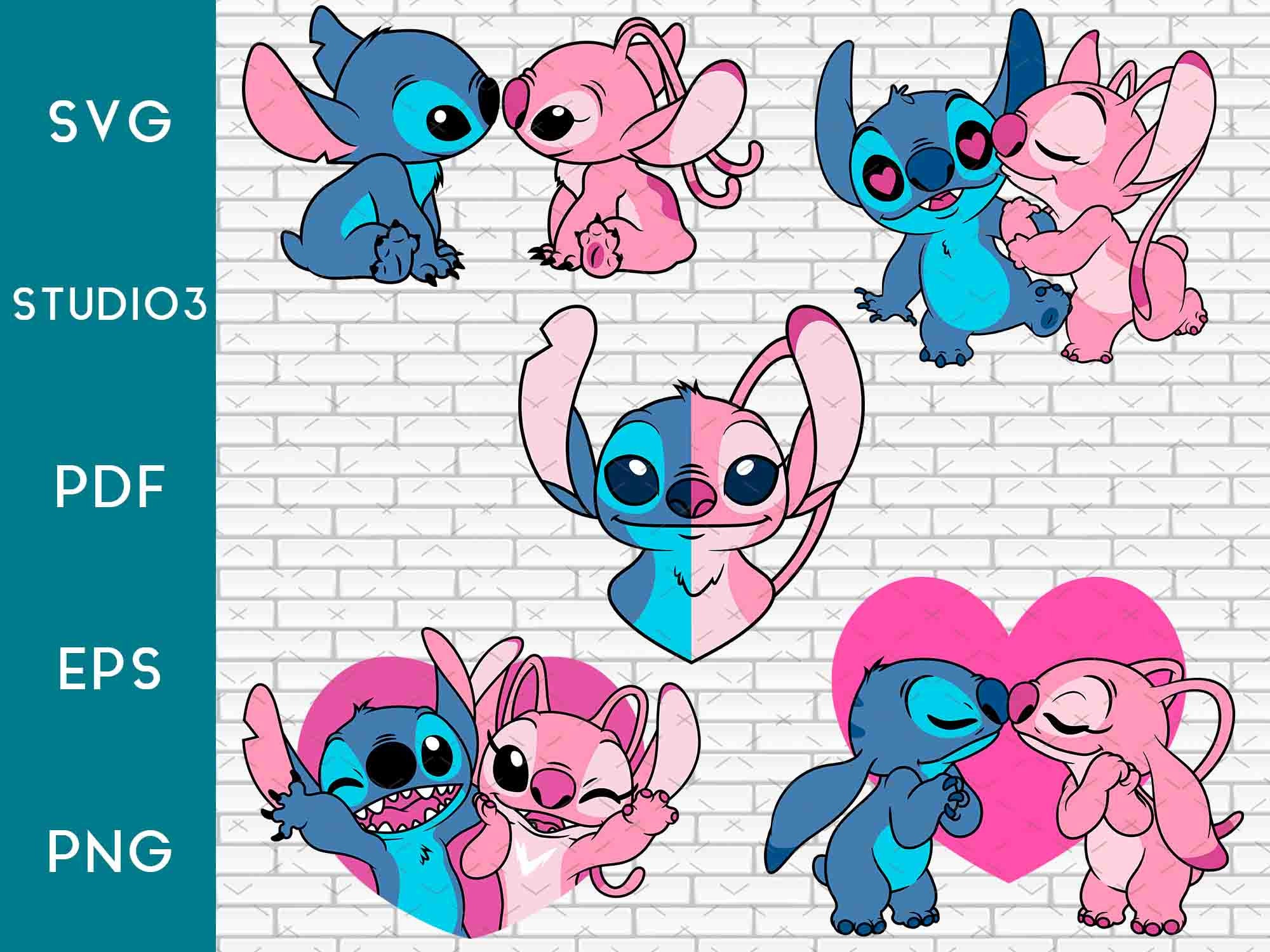 Free Free 161 Baby Stitch And Angel Svg SVG PNG EPS DXF File