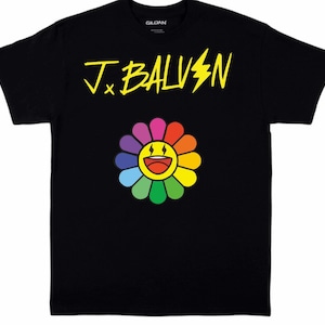 J balvin Flower t-shirt, Reggaeton