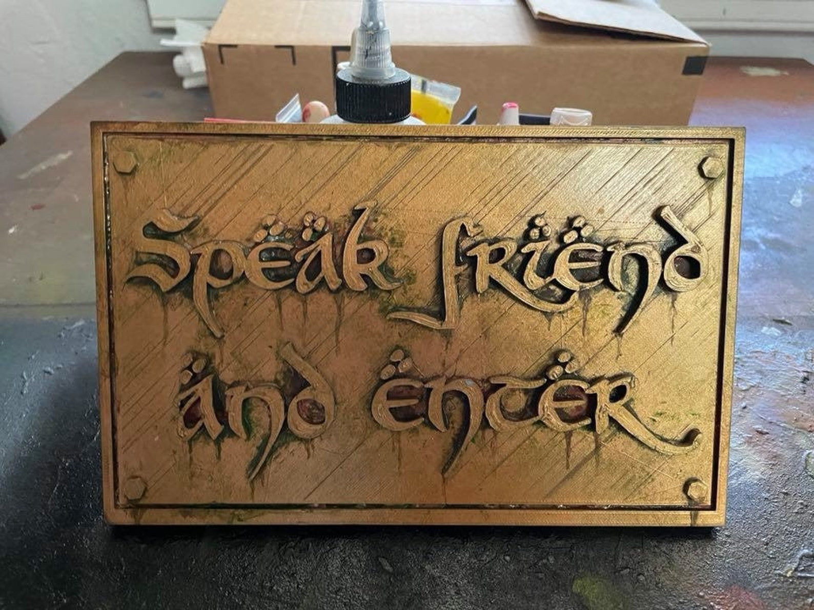 Lord of the rings speak friend and enter Etsy