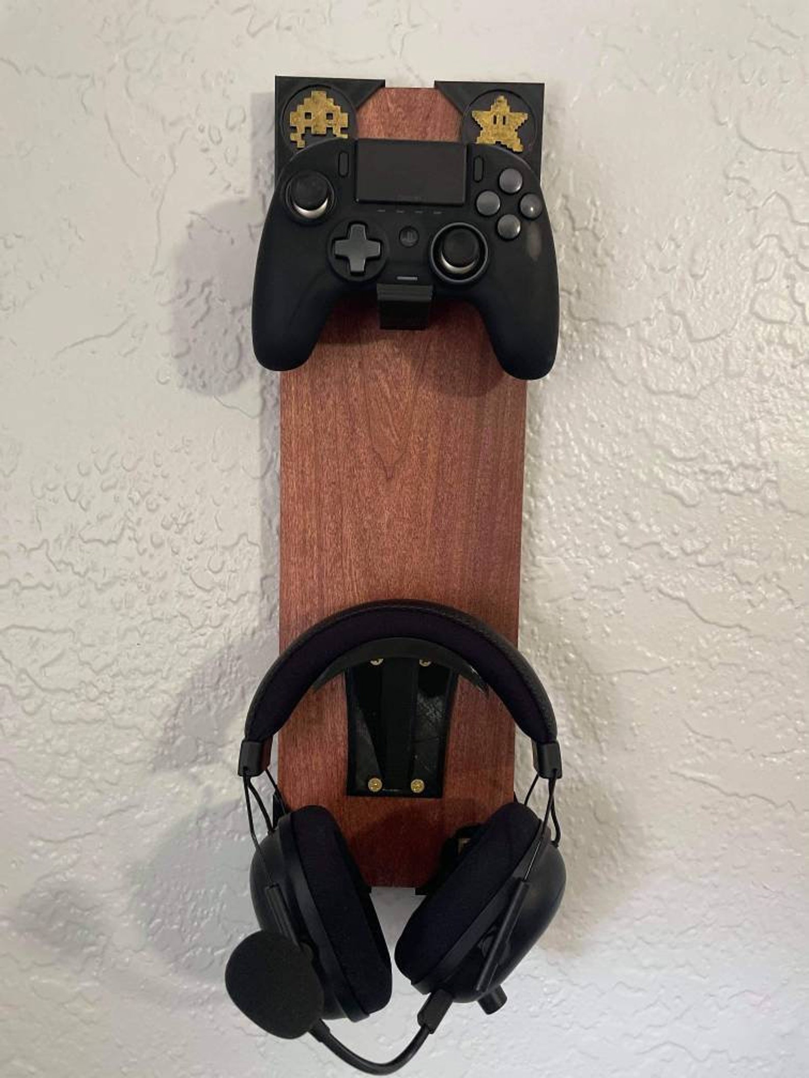 Xbox controller and headset wallmount/ stand/ holder Etsy