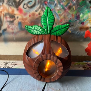 Deku mask, wall art w/ lights inspired the legend of zelda