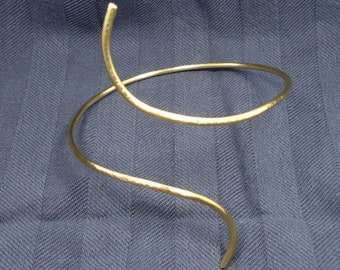 1 upper arm bracelet, made of brass, brass! Body jewelry, handmade, upper bracelet,