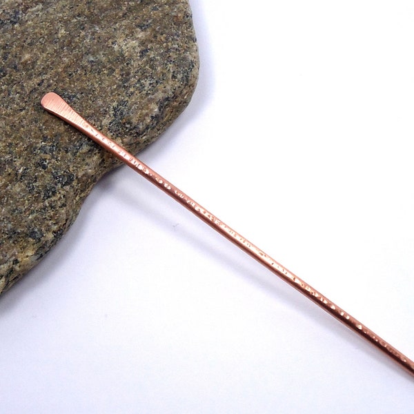 Hairpin, stick, rod, made of copper metal, handmade, hair accessories, hair accessories!