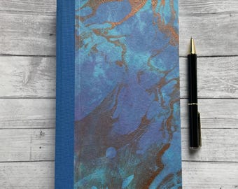 Cold Press Watercolor Sketchbook, Sewn by Hand, Artist Gift, 52 6"x9" Art Pages