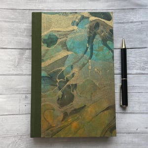 Large Handsewn Cold Press Watercolor Sketchbook, Gifts for Artist or Writer, 140lb/300gsm Watercolor Paper, 6”x9&quot; Book Size, 52 Art Pages