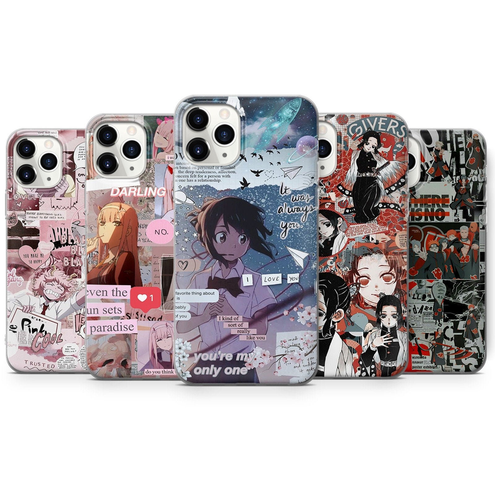 Anime Art Phone Case iPhone 11 Pro Max 12 mini 8 Xs Xr Etsy