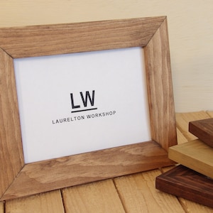 Rustic Picture Frame, Picture Frame, Modern Rustic, Picture Frame 5x7, Picture Frame 8x10,  Picture Frame 4x6, Multiple Sizes & Stains