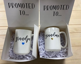 Details about / Home /& Kitchen You/'re Being Promoted Mug Baby Announcement Personalised Gifts