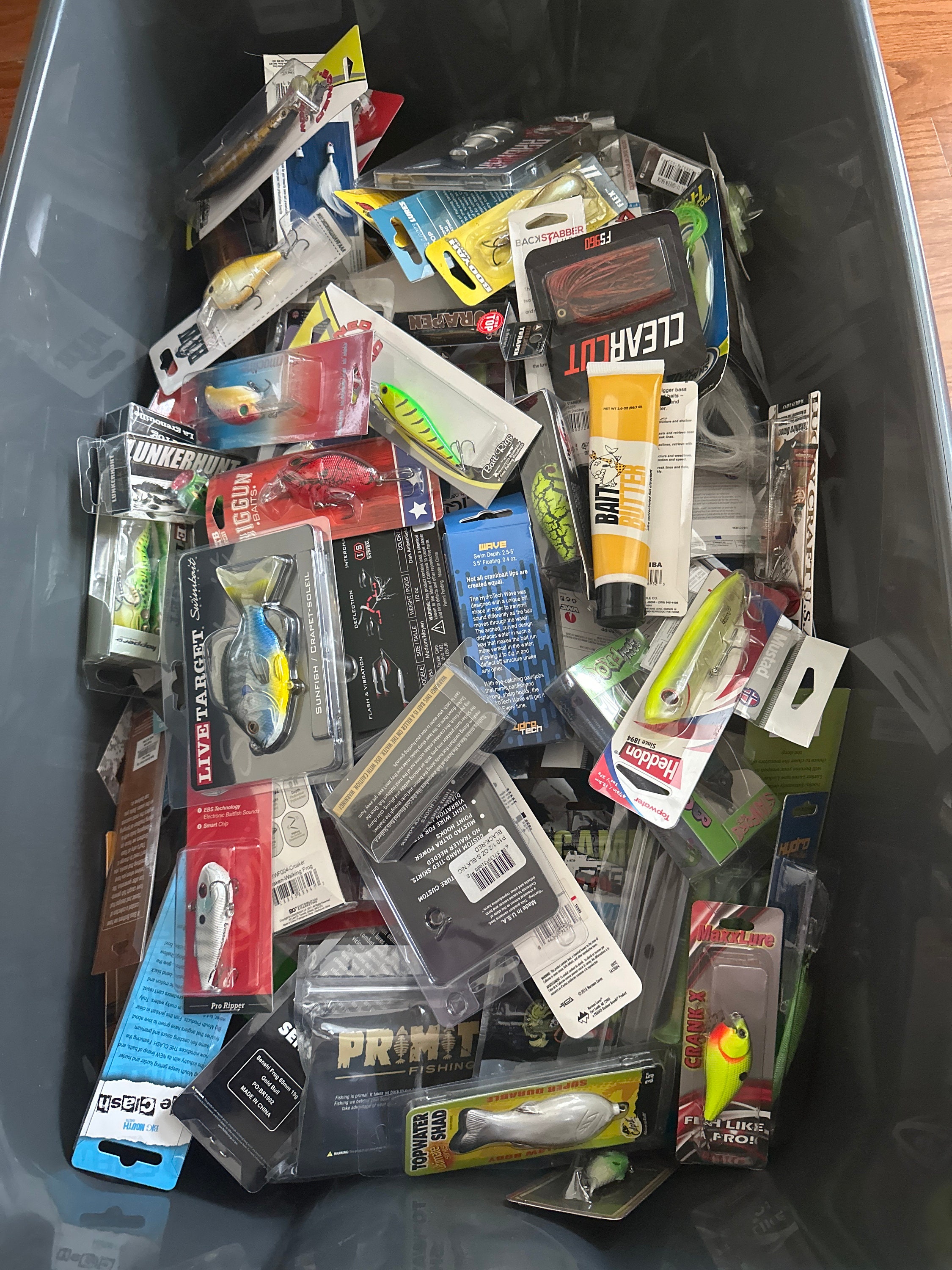 Large Mystery Box of Bass Fishing Lures -  Canada