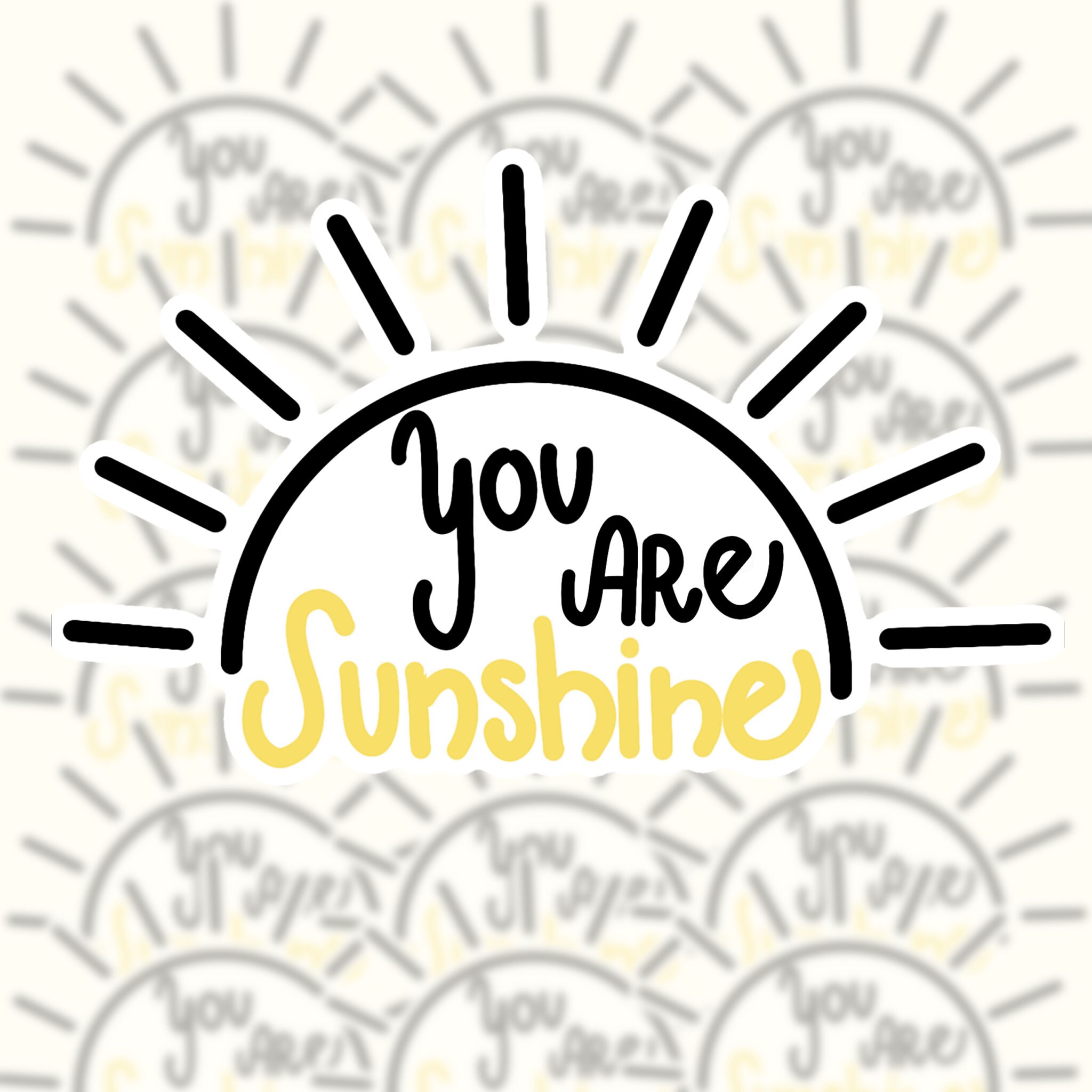 You Are Sunshine Etsy