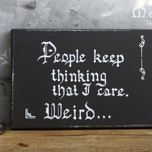 Morcia Addams Zitat Plakette: Gothic Halloween Home Decor