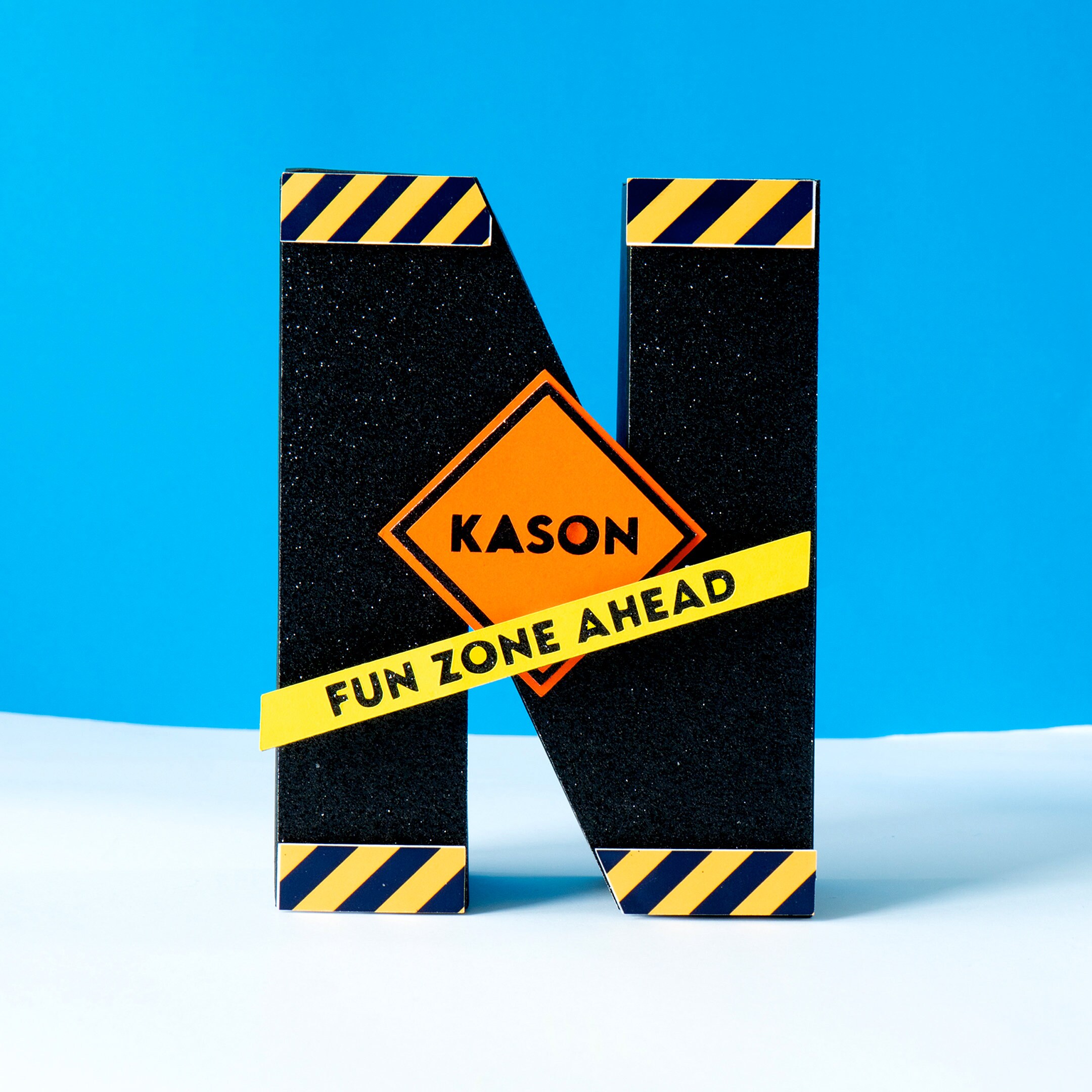 Construction Themed Letters