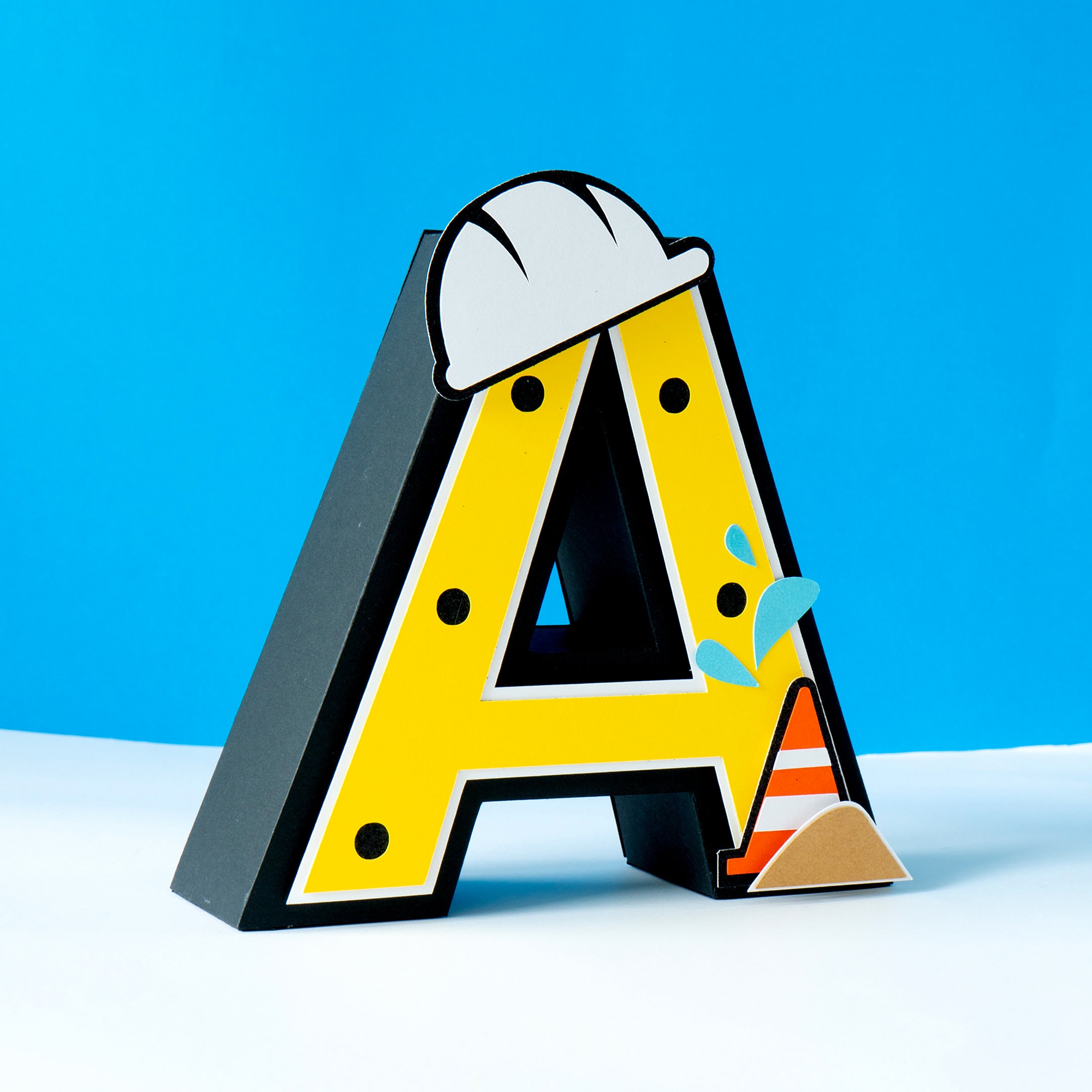 Construction Themed Letters