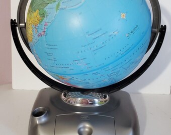 Vintage Oregon Scientific Smart Globe Deluxe Edition NO PEN Globe