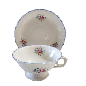 Vista Alegre VA Portugal Teacup & Saucer Set~Vintage~