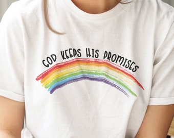 God Keeps His Promises Unisex T-Shirt - God's Covenant | God's Promises Shirt | God Shirt | Jesus Shirt | Christian Shirt | Religious Tee