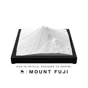 Mount Fuji Unique Wall Art | Minimalist Skyline Decor | Handcrafted Architectural Model | Mt Fuji 3D City Map | Modern Cityscape Gift