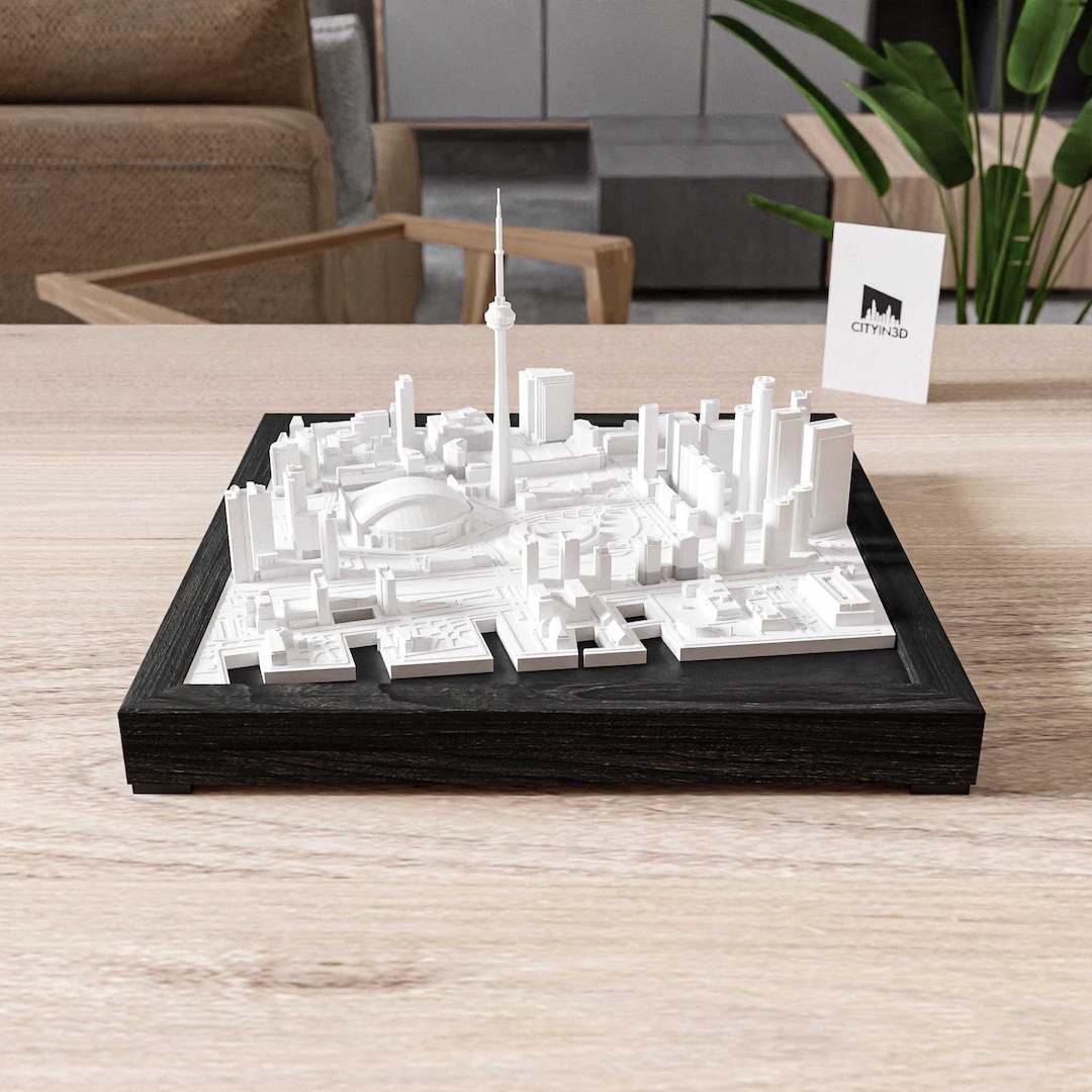 Toronto Paper Model Toronto 3D Architectural Model | Luxury Skyline Sculpture | Custom ...