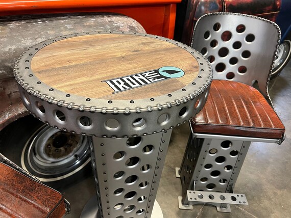 Industrial Pub Table Etsy