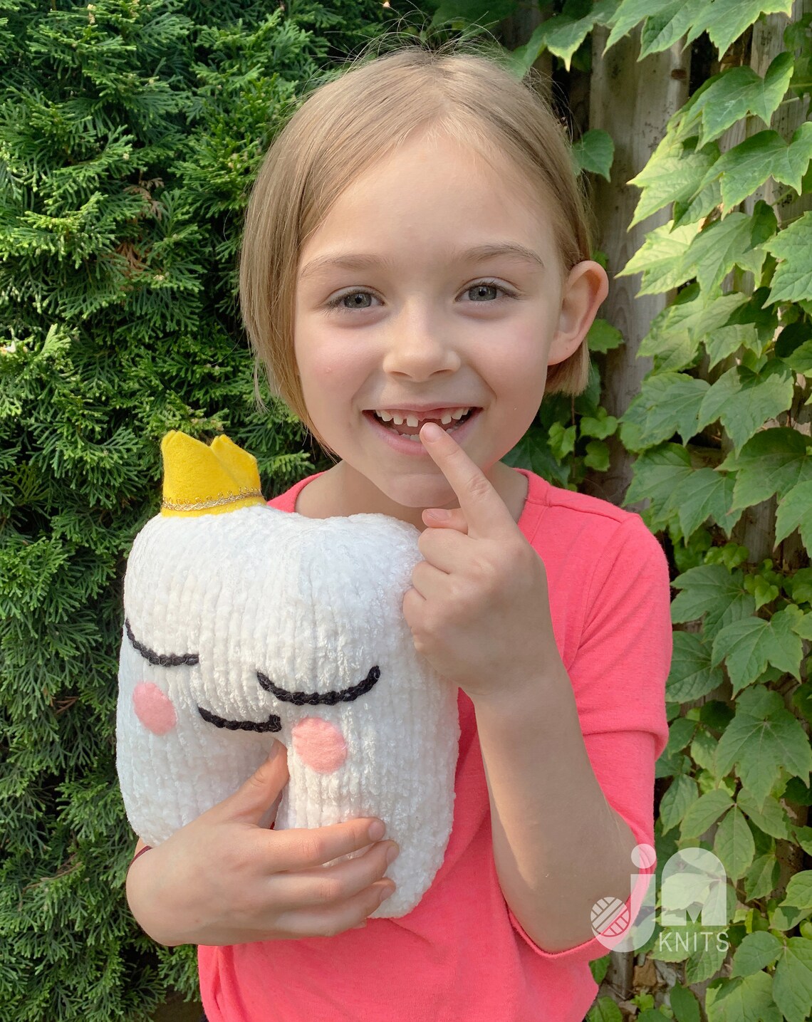 Knit Tooth Fairy Pillow Instant Download Knit Pattern PDF Etsy