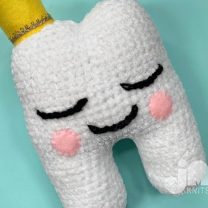 Crochet Tooth Fairy Pillow Instant Download Crochet Pattern PDF image 1