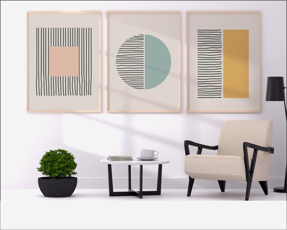 Set of 3 Wall Art Gallery Wall Set Wall Decor Wall Art - Etsy