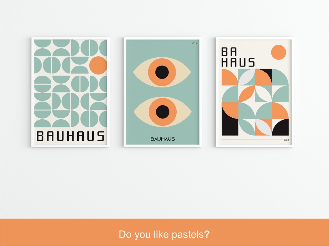 36 Piece Wall Art Instant Download Bauhaus Art Prints Etsy Australia