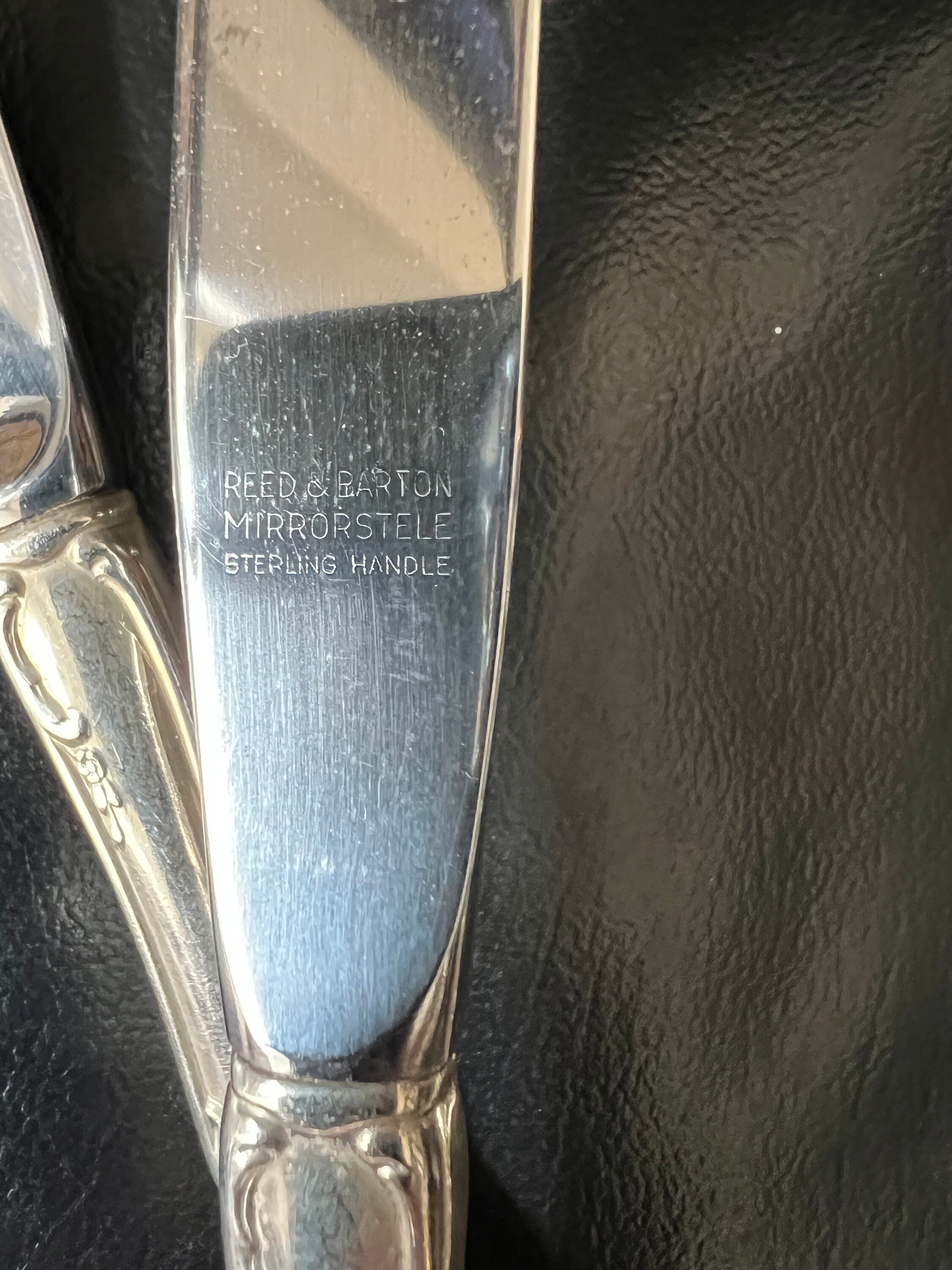 552 Grams Set of 8 Reed Barton Mirrorstele Sterling Silver Etsy