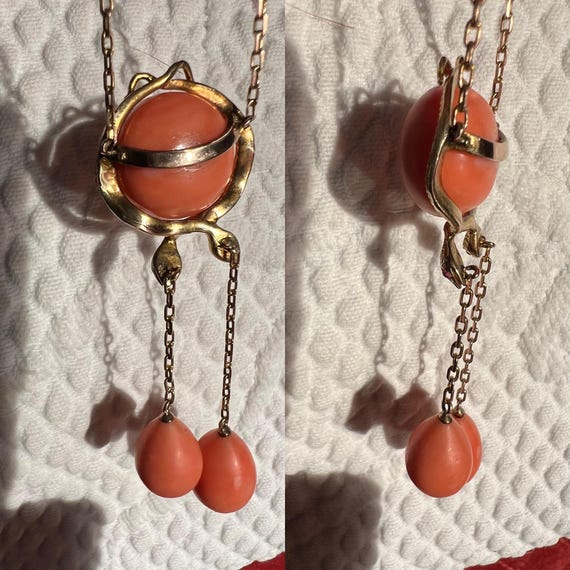 Antique Victorian Solid 12k Gold Mediterranean Ca… - image 7