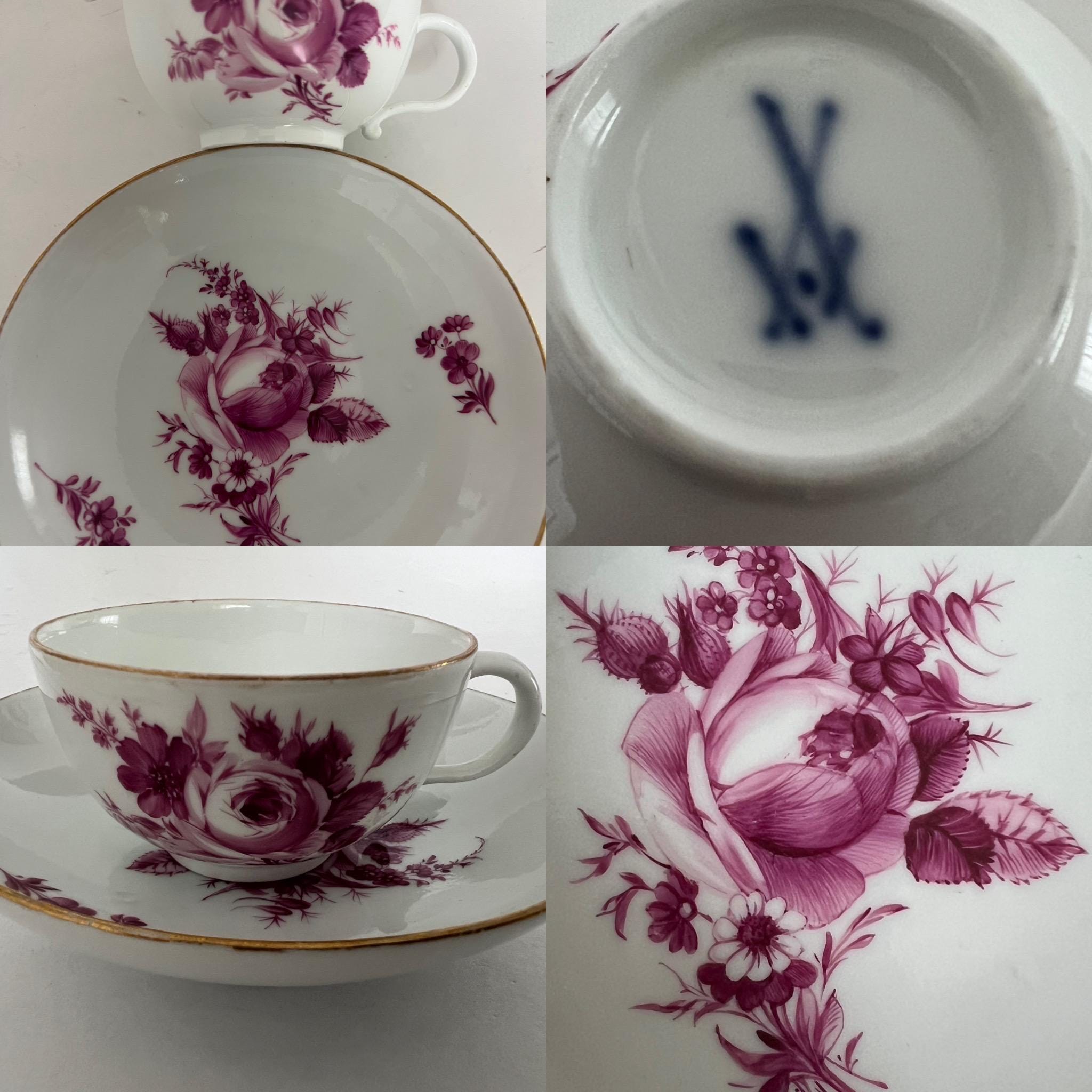 Meissen Pink Indian - Etsy