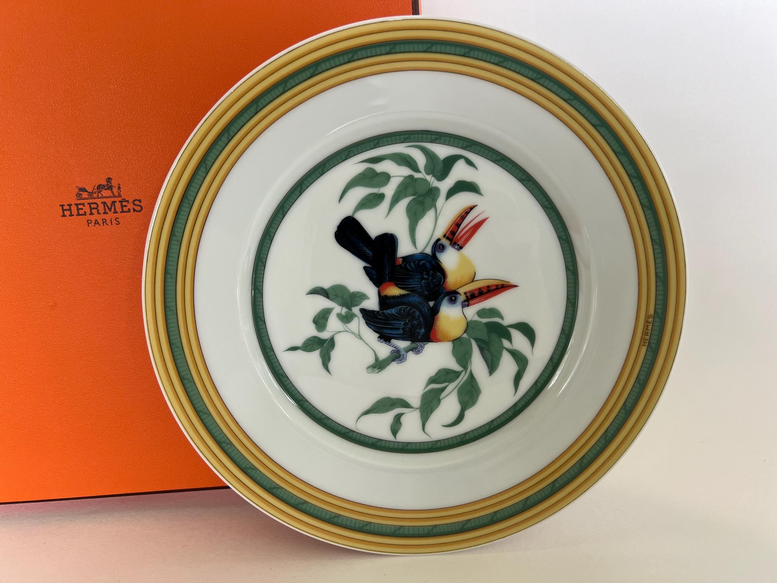 HERMES トゥカン デザイン 皿