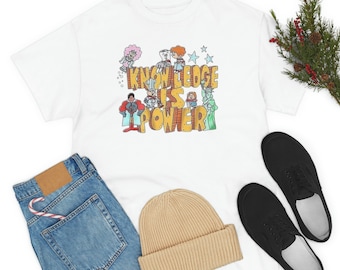 知識は力 T シャツ | 教師 T シャツ | スクール ハウス ロック T シャツ