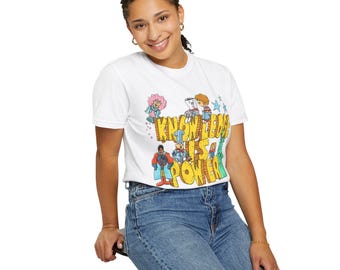 Camiseta "El conocimiento es poder" / Camiseta "Maestro" / Camiseta "School House Rock" / Camiseta gráfica "El conocimiento es poder"