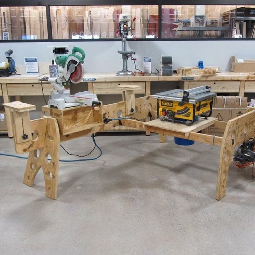Tri horse Work Station Plans Etsy tri-horse-work-station-plans-etsy