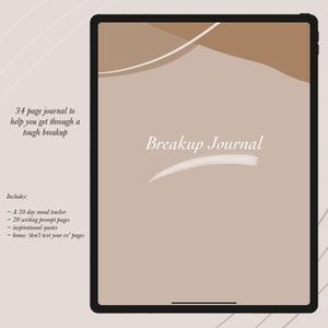 Digital Breakup Journal. Get yourself through a tough breakup by writing it out.