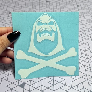 Skeletor & Crossbones Vinyl Decal