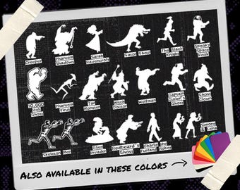 Mystery Inc Running Villain Decal **VILLAIN ONLY**