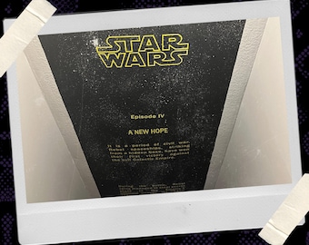 Star Wars Opening Crawl Stairway Ceiling DIE CUT Vinyl Decal