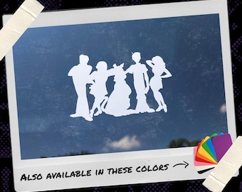 Mystery Inc. Silhouette Vinyl Decal