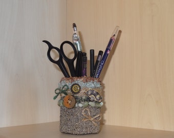 Pen and pensil holder, brushes holder, organizer pensil cup