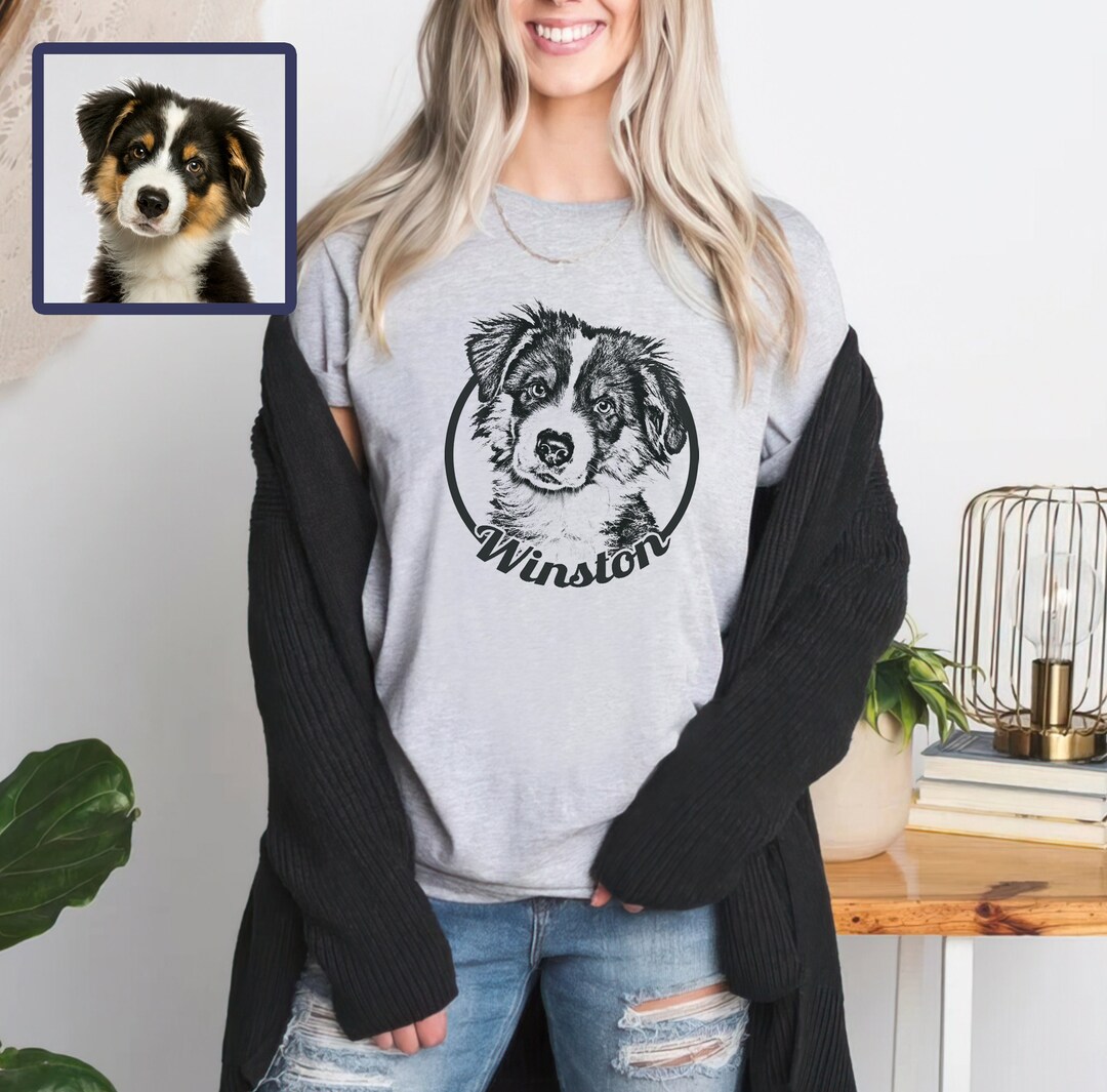 Custom Pet Shirt Custom Dog Tee Custom Cat Tee Gift for Pet Etsy