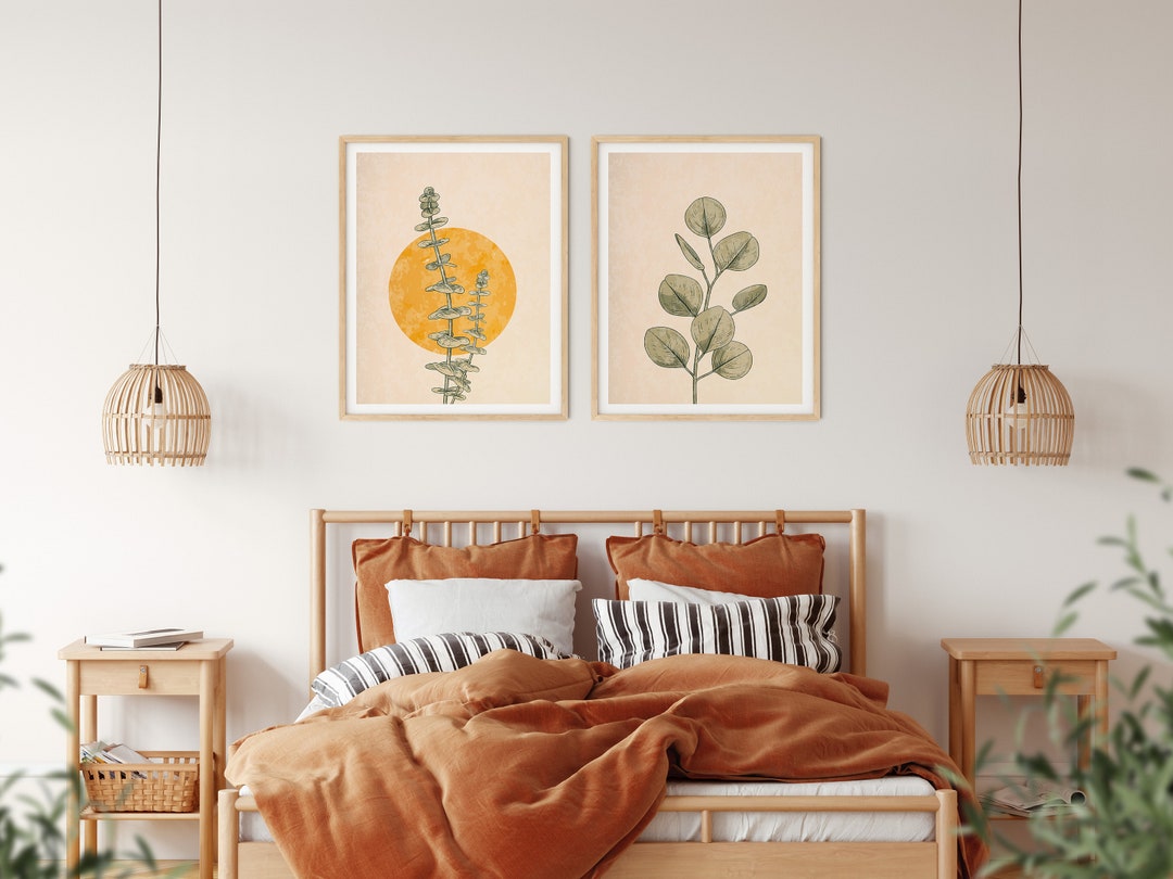 Set of 2 Prints Printable Wall Art Botanical Wall Art Botanical Prints ...